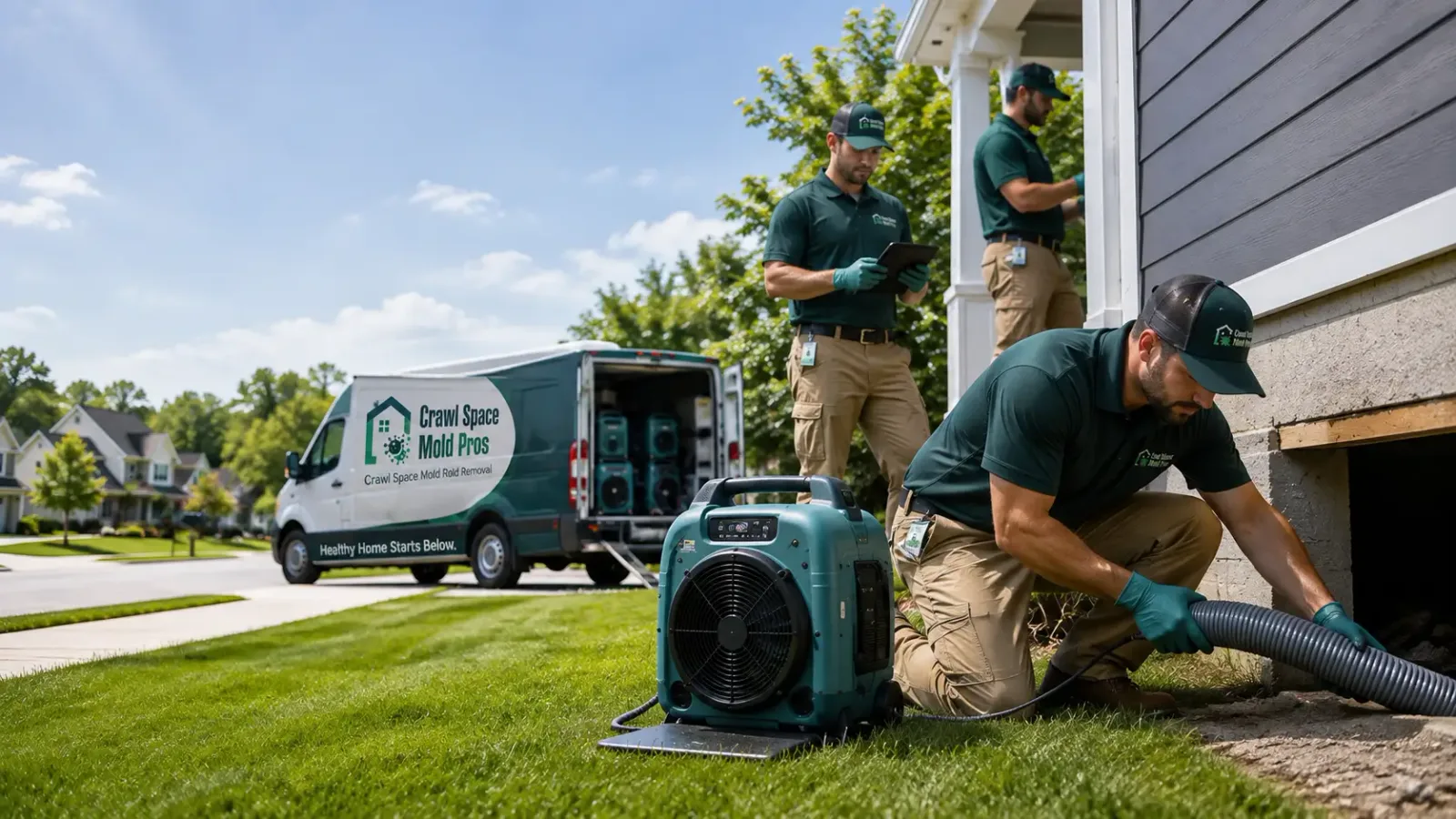 Crawl Space Mold Removal in Warren, NH
